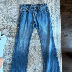 Men's Blue Bootcut Jeans